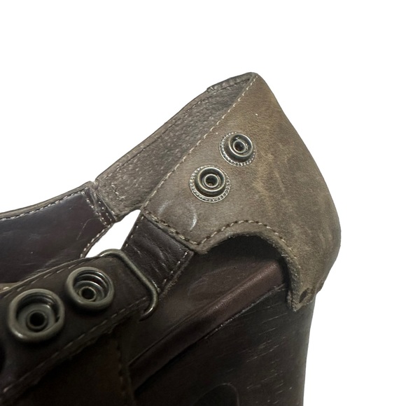 Dansko Ryder women’s brown leather studded heeled clogs Size 9 - Picture 4 of 11